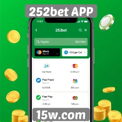 Opções de pagamento disponíveis no 252bet APP